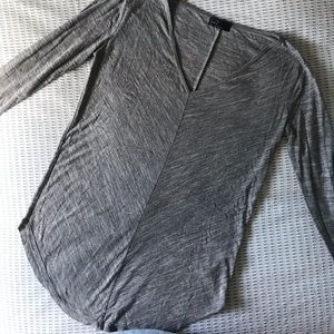 Grey Gap Long Sleeve Tee